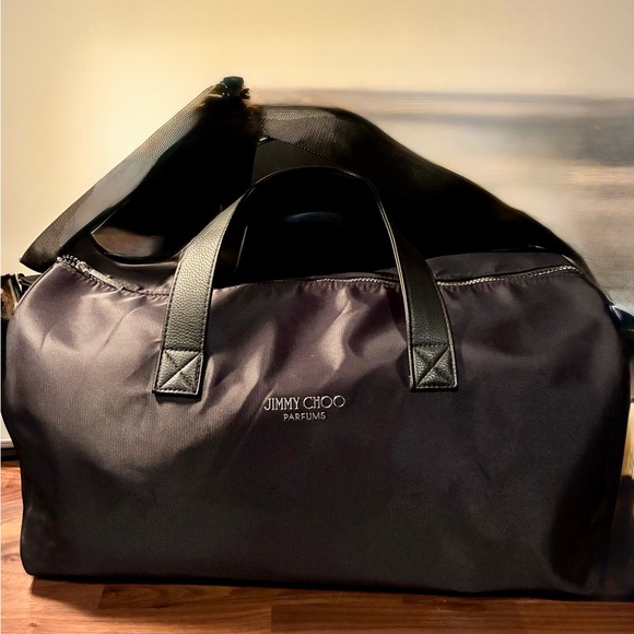 Jimmy Choo Other - Jimmy Choo Parfums Travel Weekender Duffel Bag Black w Zipper  New wo Tags